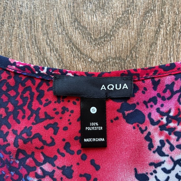 AQUA Bloomingdale’s Excl. Multi-Colored Scale-Print Sleeveless Jumpsuit - Sz S - Picture 7 of 10